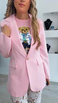 Blazer rosa com botão - TU - thumbnail 4