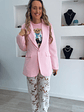 Blazer rosa com botão - TU - vignette 3