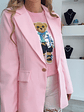 Blazer rosa com botão - TU - vignette 7