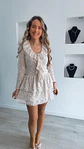 Vestido de folhos em renda - TU - Thumbnail 1