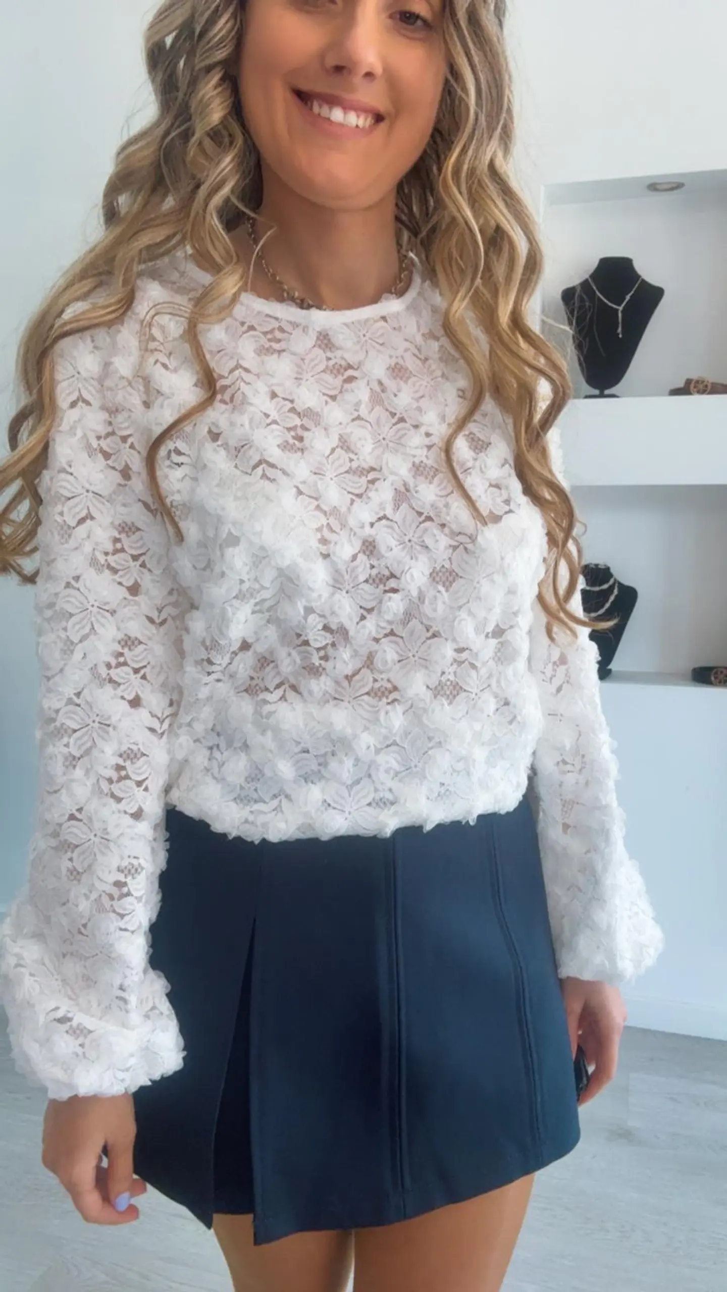 Blusa com detalhes 3D - TU 1