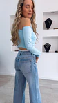 Camisola assimétrica sem ombro - Thumbnail 2
