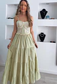 Vestido em linho com racha e conchas na cinta - Thumbnail 4