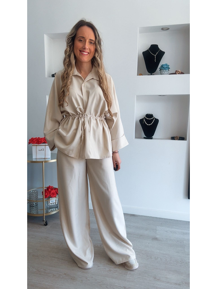 Conjunto túnica ajustável e calça - TU 1