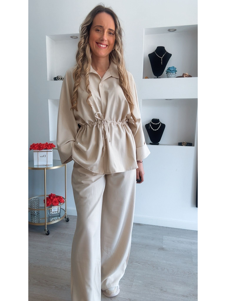 Conjunto túnica ajustável e calça - TU 2