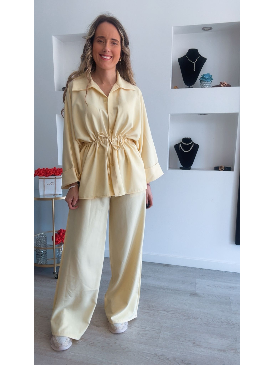 Conjunto túnica ajustável e calça - TU 4