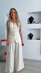 Conjunto colete e calça com detalhe de botões em forma de concha - vignette 8