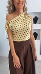 Camisola com bolinhas e detalhe dourado na manga - TU - Vorschaubild 9