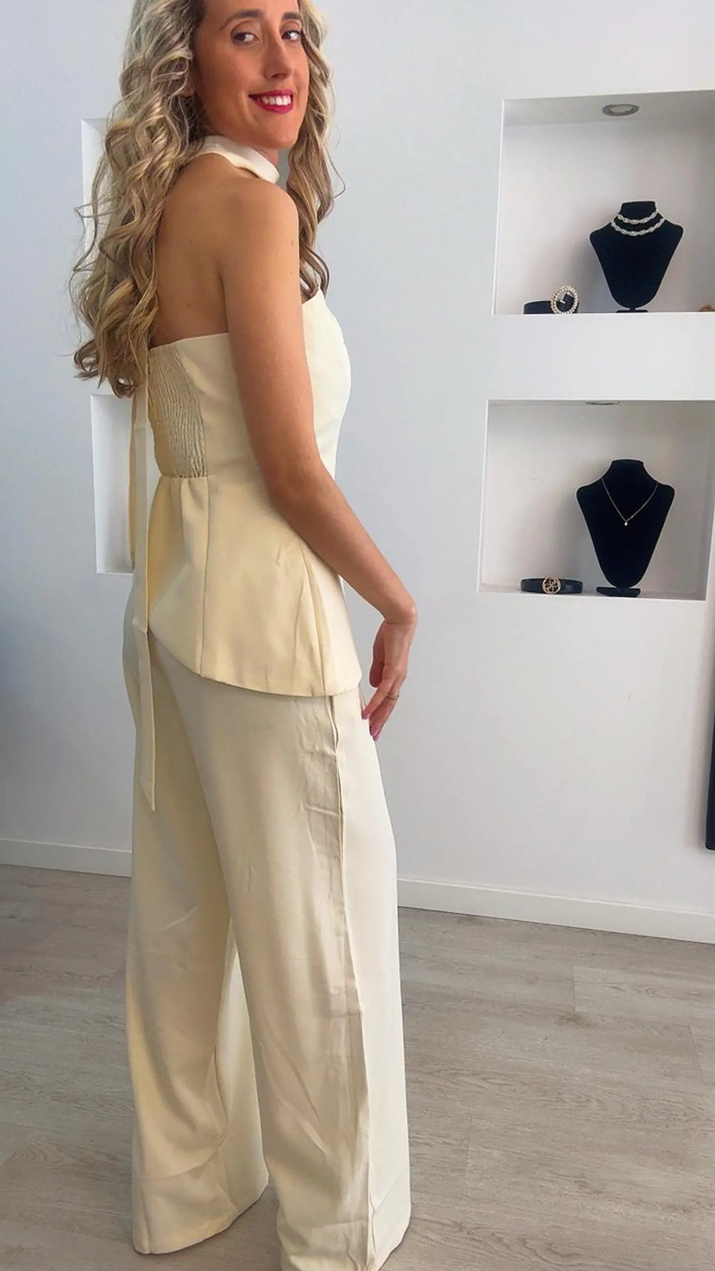 Conjunto de calça e túnica assimétrica 6