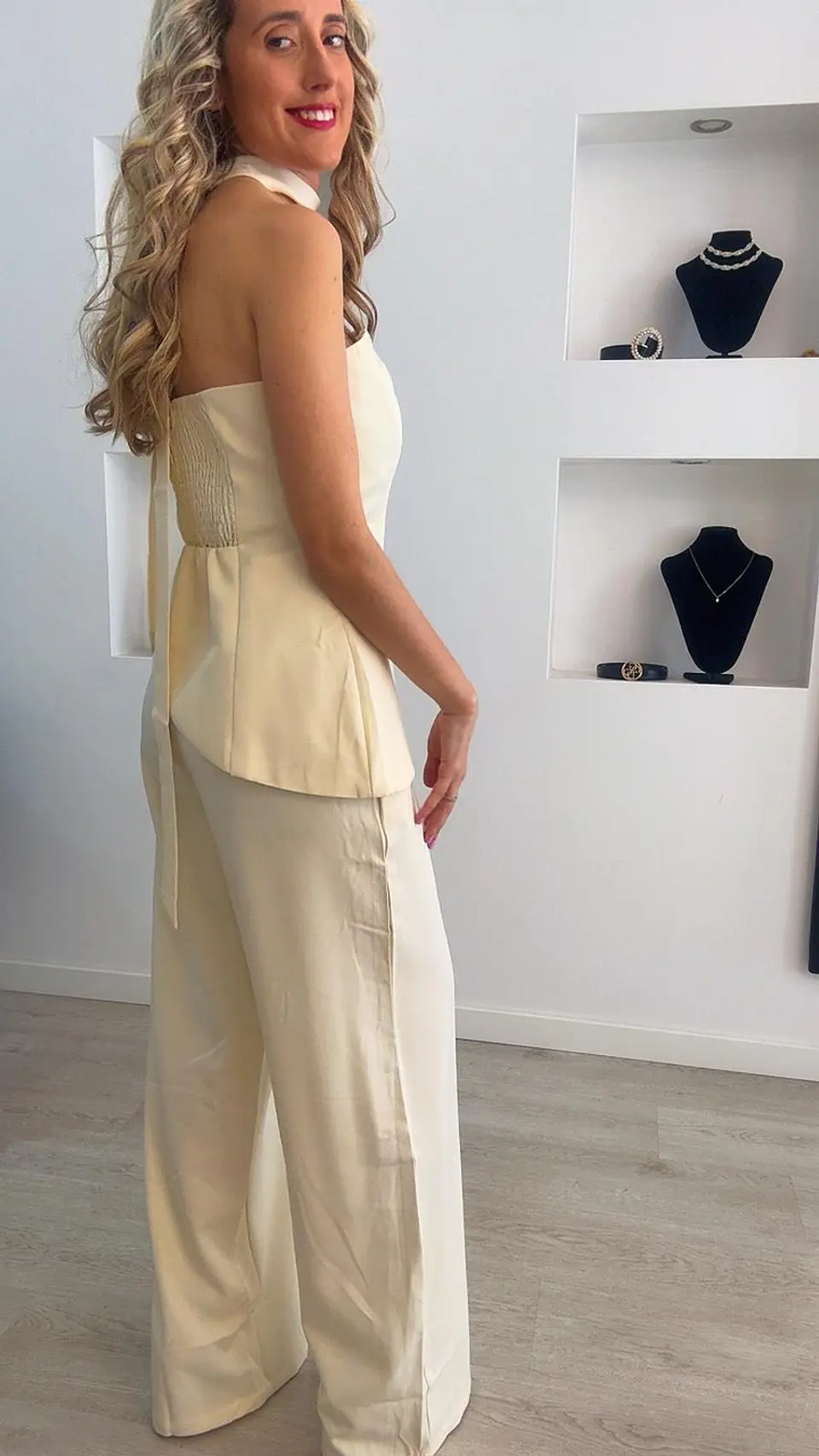 Conjunto de calça e túnica assimétrica 6