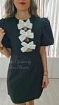 Vestido Curto com Laços à Frente - Mochy - thumbnail 14