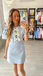 Vestido Curto com Laços à Frente - Mochy - thumbnail 1