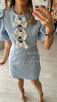 Vestido Curto com Laços à Frente - Mochy - thumbnail 4