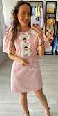 Vestido Curto com Laços à Frente - Mochy - thumbnail 6