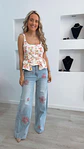Top estampado com flores - TU - Vorschaubild 3
