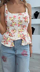 Top estampado com flores - TU - Vorschaubild 5