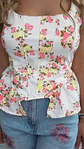 Top estampado com flores - TU - Vorschaubild 2