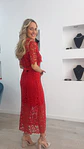 Vestido midi em renda com cinto - TU - vignette 16