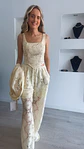 Conjunto de top, blazer e calça em renda - TU - thumbnail 5