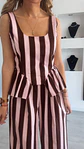 Conjunto de riscas com top de folhos laterais - TU - Thumbnail 3
