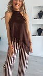 Blusa em cetim assimétrica com detalhes em renda - TU - thumbnail 7