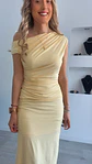 Vestido justo com manga descaída - thumbnail 4