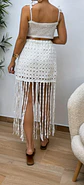 Conjunto de crochet - saia e top - Thumbnail 2