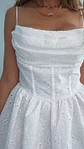 Vestido bordado inglês forrado - TU - vignette 5