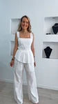 Conjunto de blusa e calça em bordado inglês - TU - vignette 3