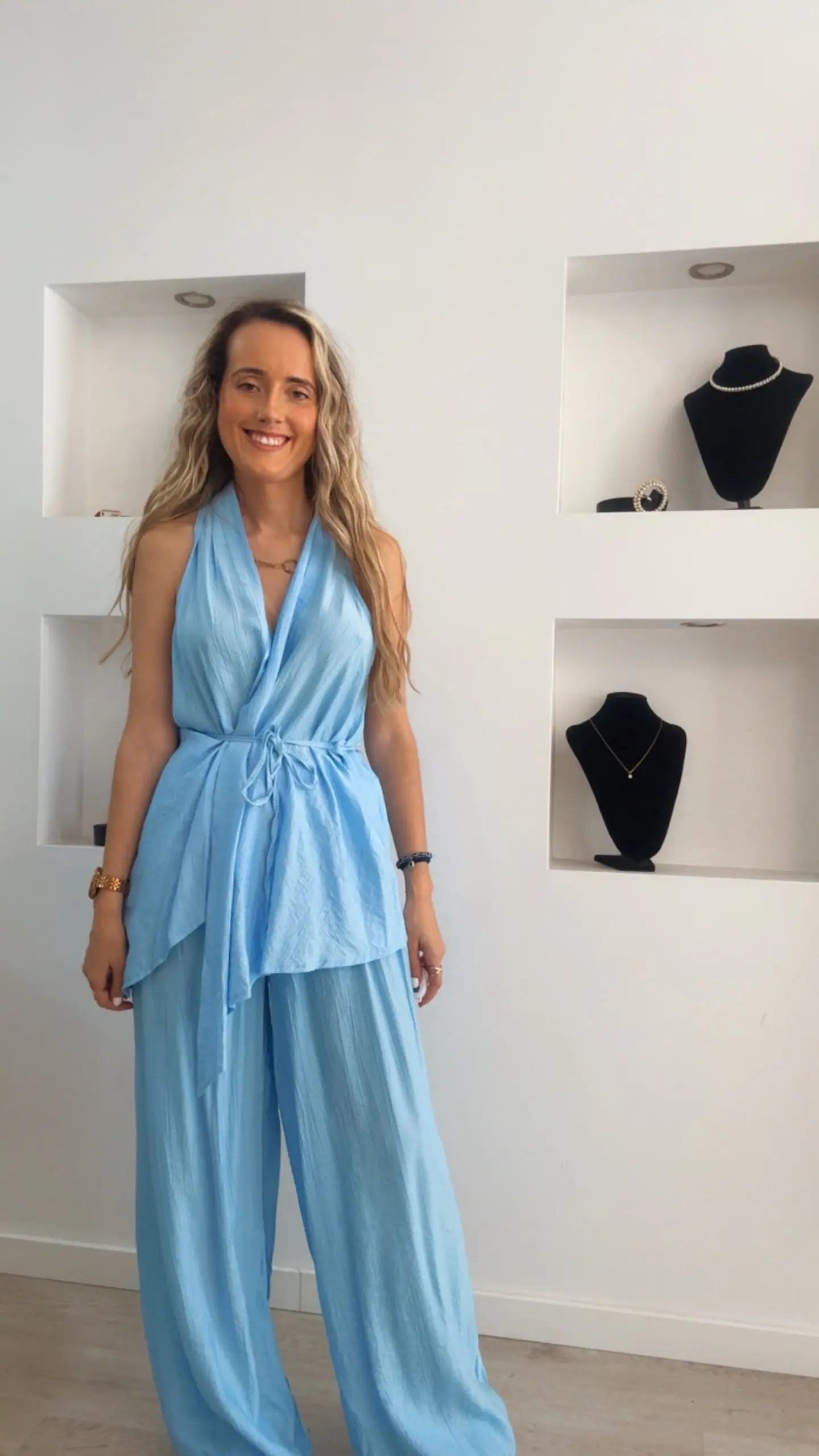 Conjunto de túnica ajustável e calça - TU 1