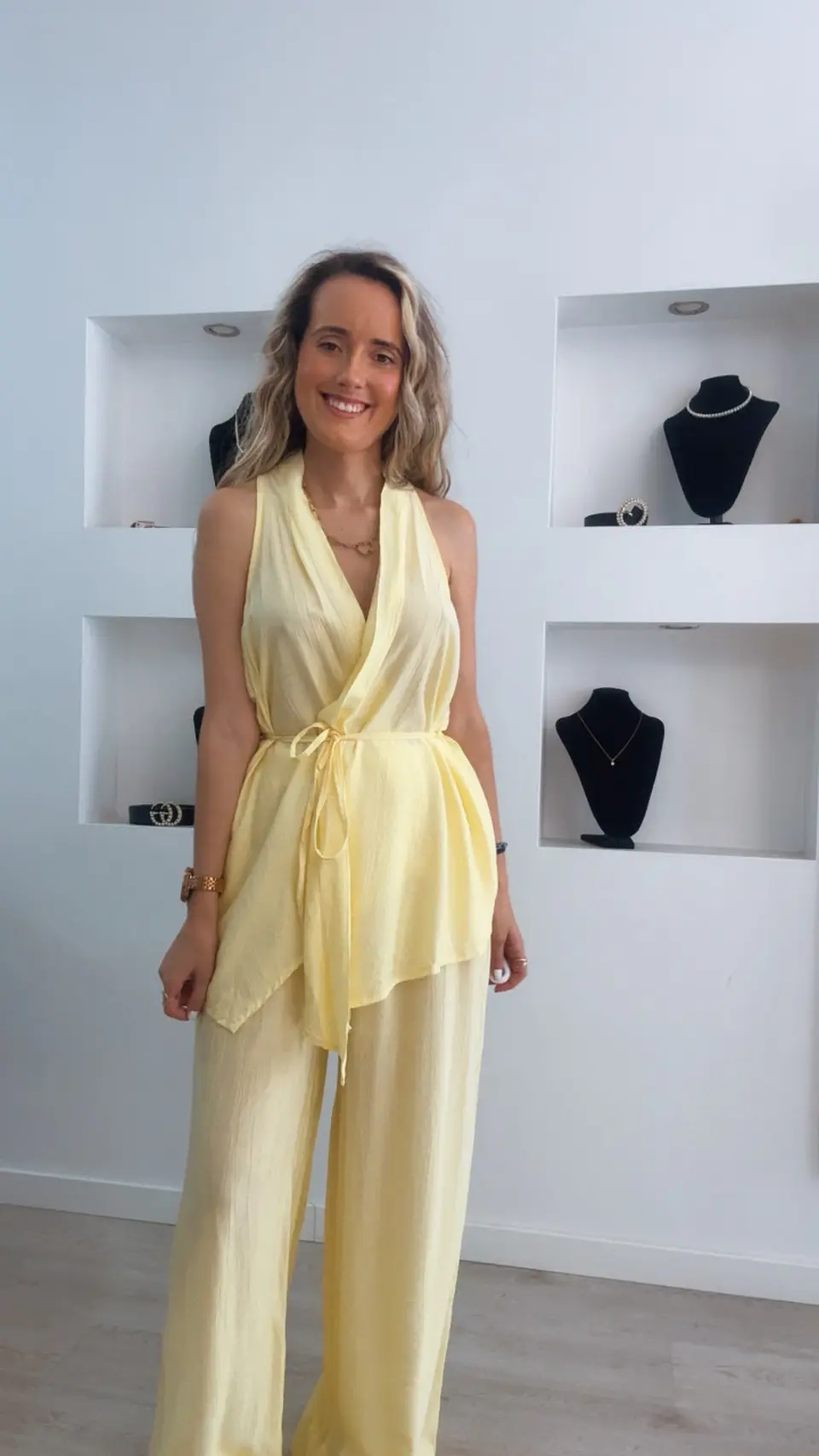 Conjunto de túnica ajustável e calça - TU 7