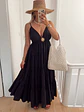 Vestido comprido com detalhe em forma de sol no peito - TU - Thumbnail 8