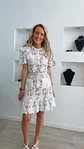 Vestido em renda forrado com folho e cinto - Vorschaubild 1