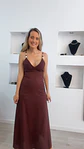 Vestido em linho com detalhe de cruzado nas costas - vignette 4