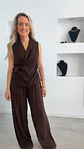 Conjunto em linho: colete e calça - TU - Thumbnail 10