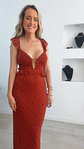 Vestido justo comprido em renda com copa no peito - TU - Vorschaubild 12