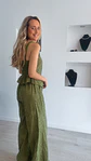 Conjunto top e calça em bordado inglês - TU - Thumbnail 11