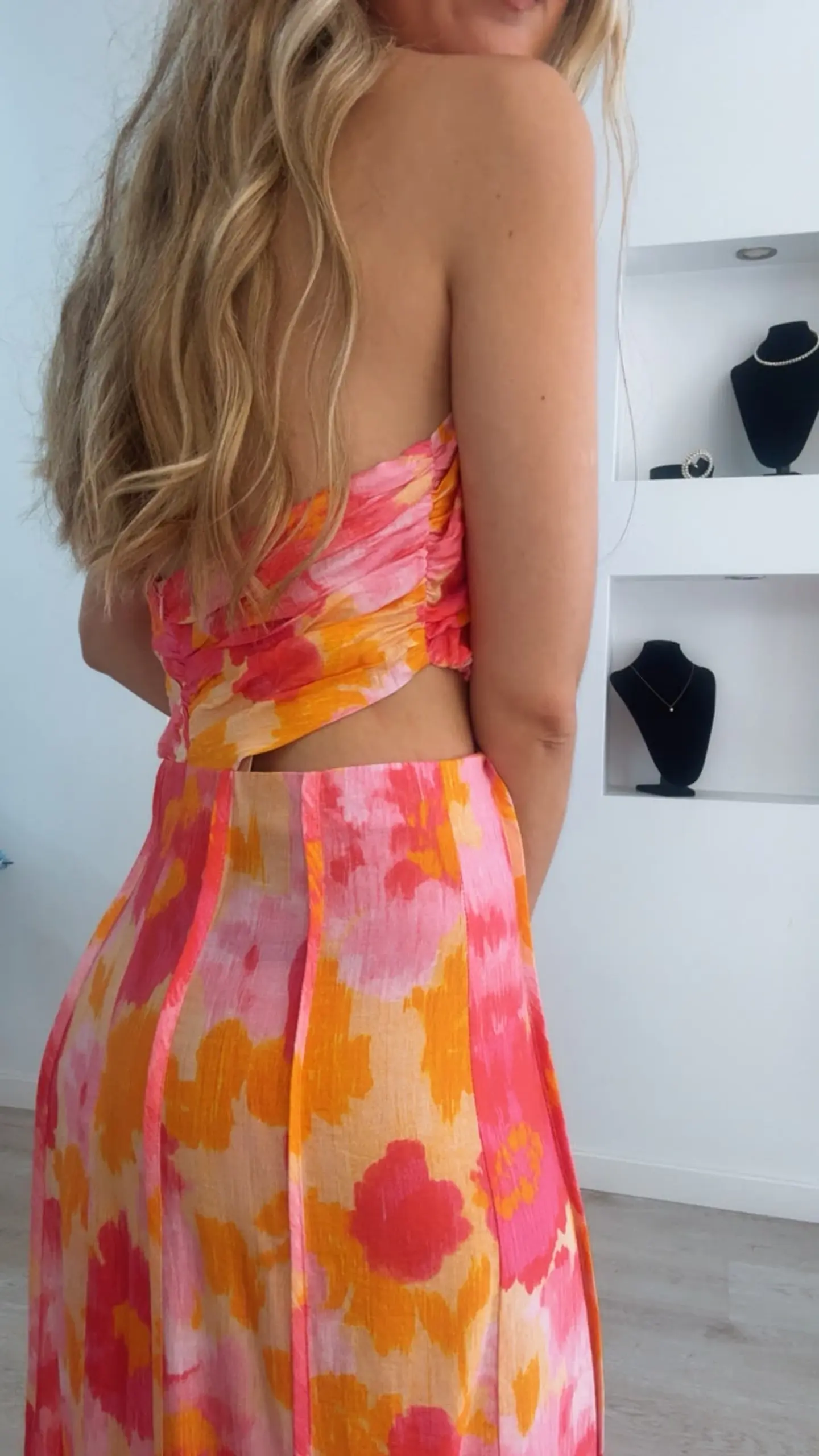 Vestido estampado colorido 3