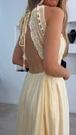 Vestido comprido com abertura nas costas e copa no peito - TU - Thumbnail 3