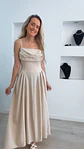 Vestido comprido com copa no peito e laço nas costas - TU - Thumbnail 8