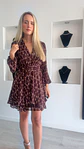 Vestido Castanho com Padrão Losangos - Vorschaubild 4