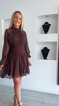 Vestido com efeito cinta redutora e detalhe em renda na cintura - Thumbnail 1