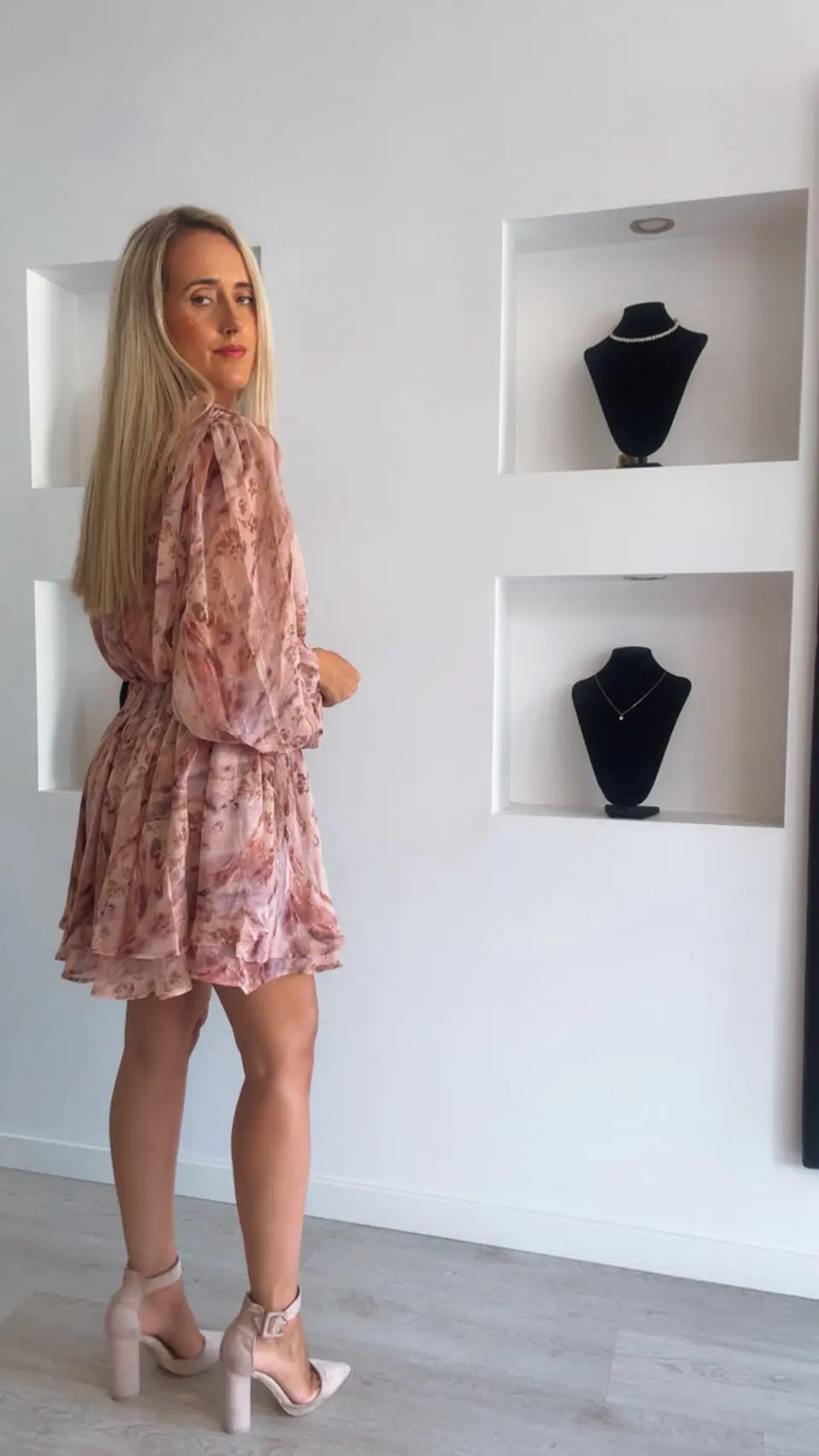 Vestido curto estampado 2