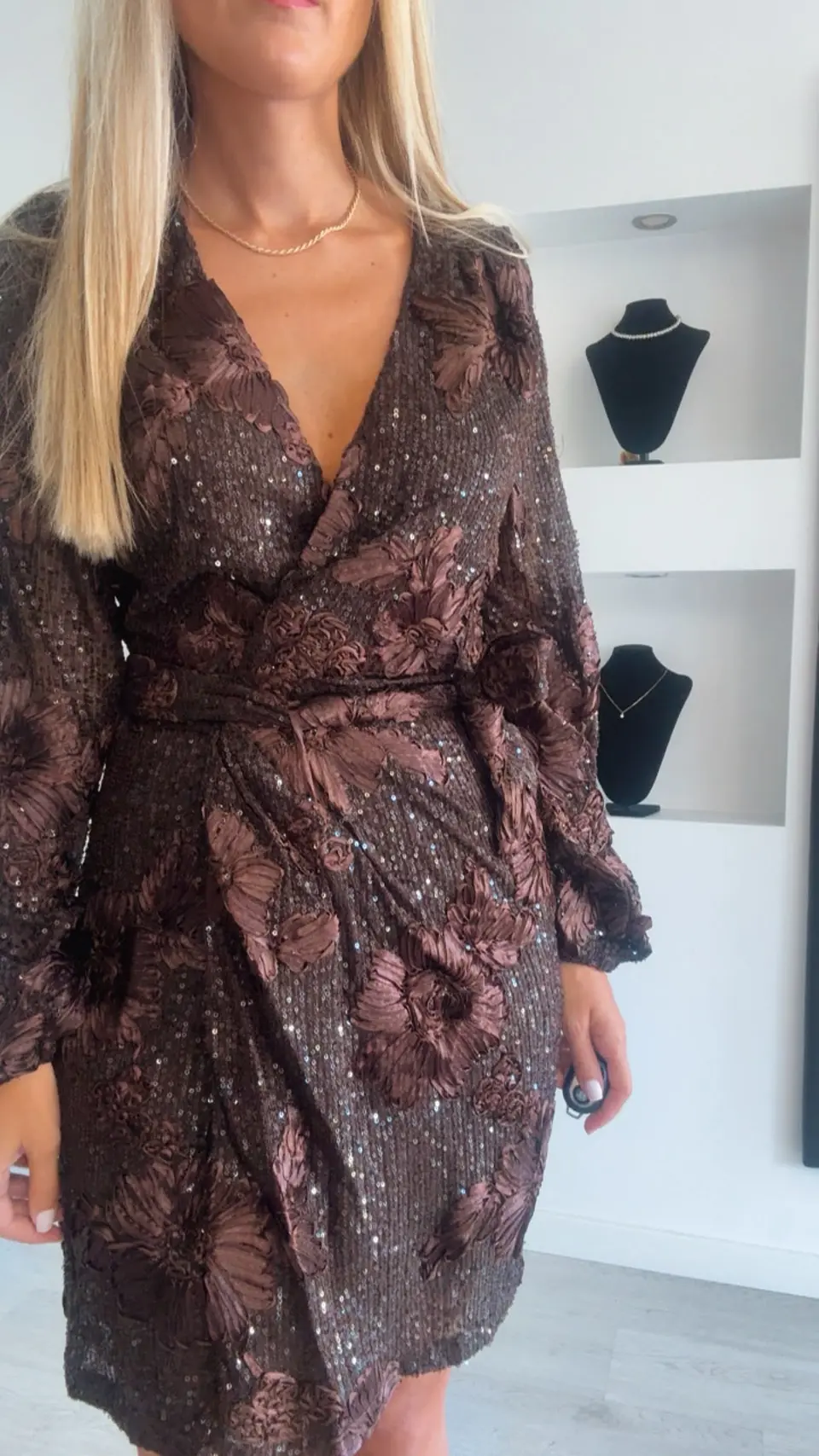 Vestido com lantejoulas 5