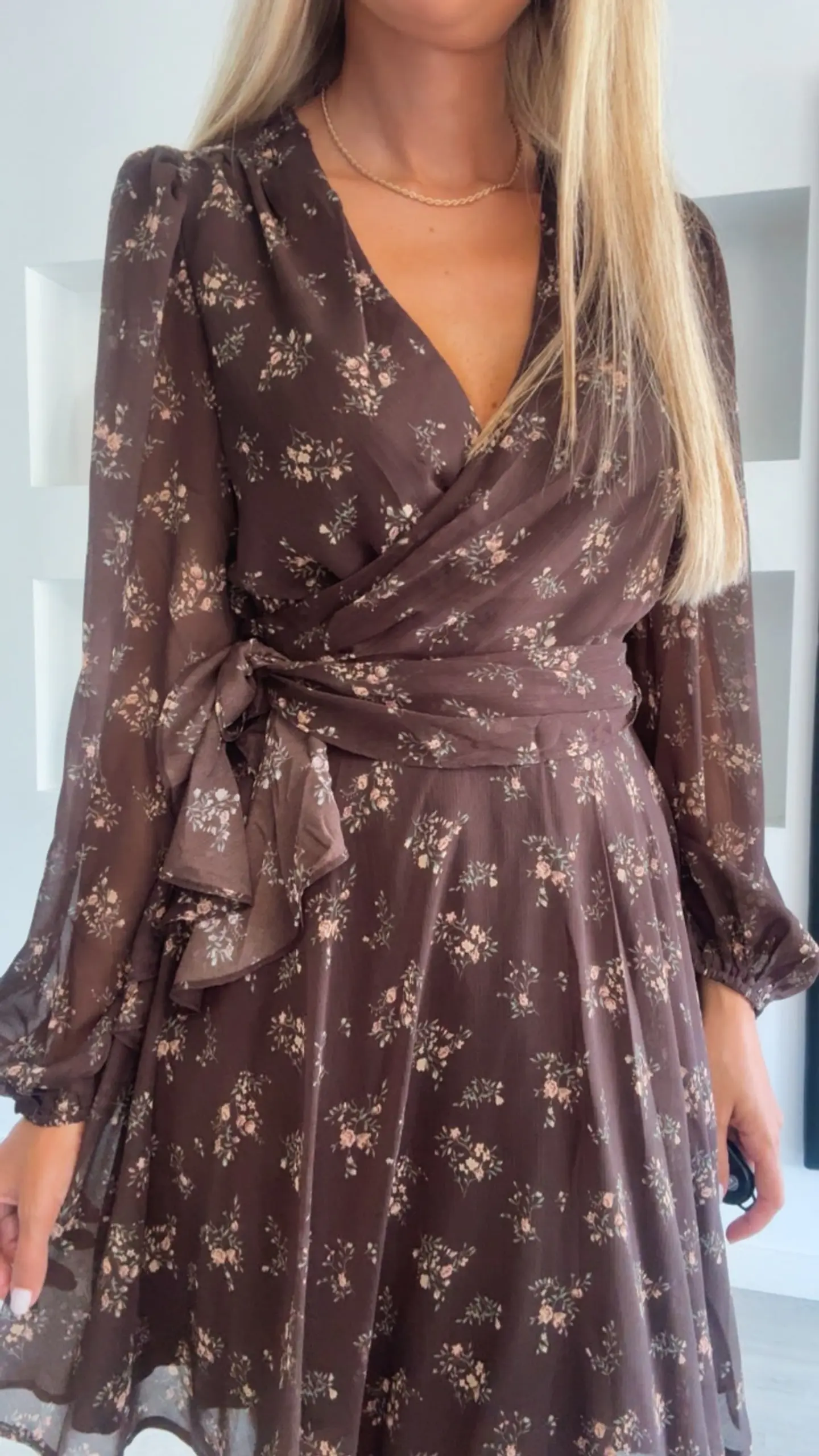 Vestido Floral com Cinto 5
