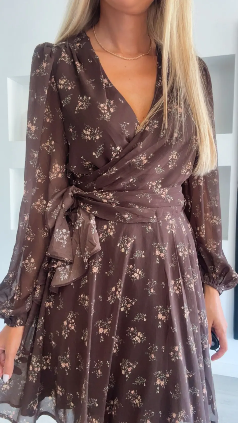 Vestido Floral com Cinto 5