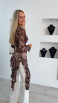 Camisola Assimétrica Estampada - TU - Thumbnail 2