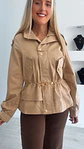 Parka com Folhos e Cinta Ajustável - Vorschaubild 7