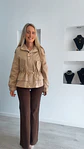 Parka com Folhos e Cinta Ajustável - Vorschaubild 5