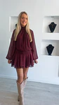 Vestido Solto com Detalhe de Folhos - Thumbnail 1